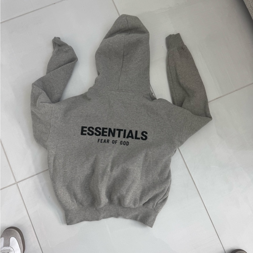 Essentials Fear of God Gray Hoodie